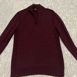 Express merino quarter zip sweater